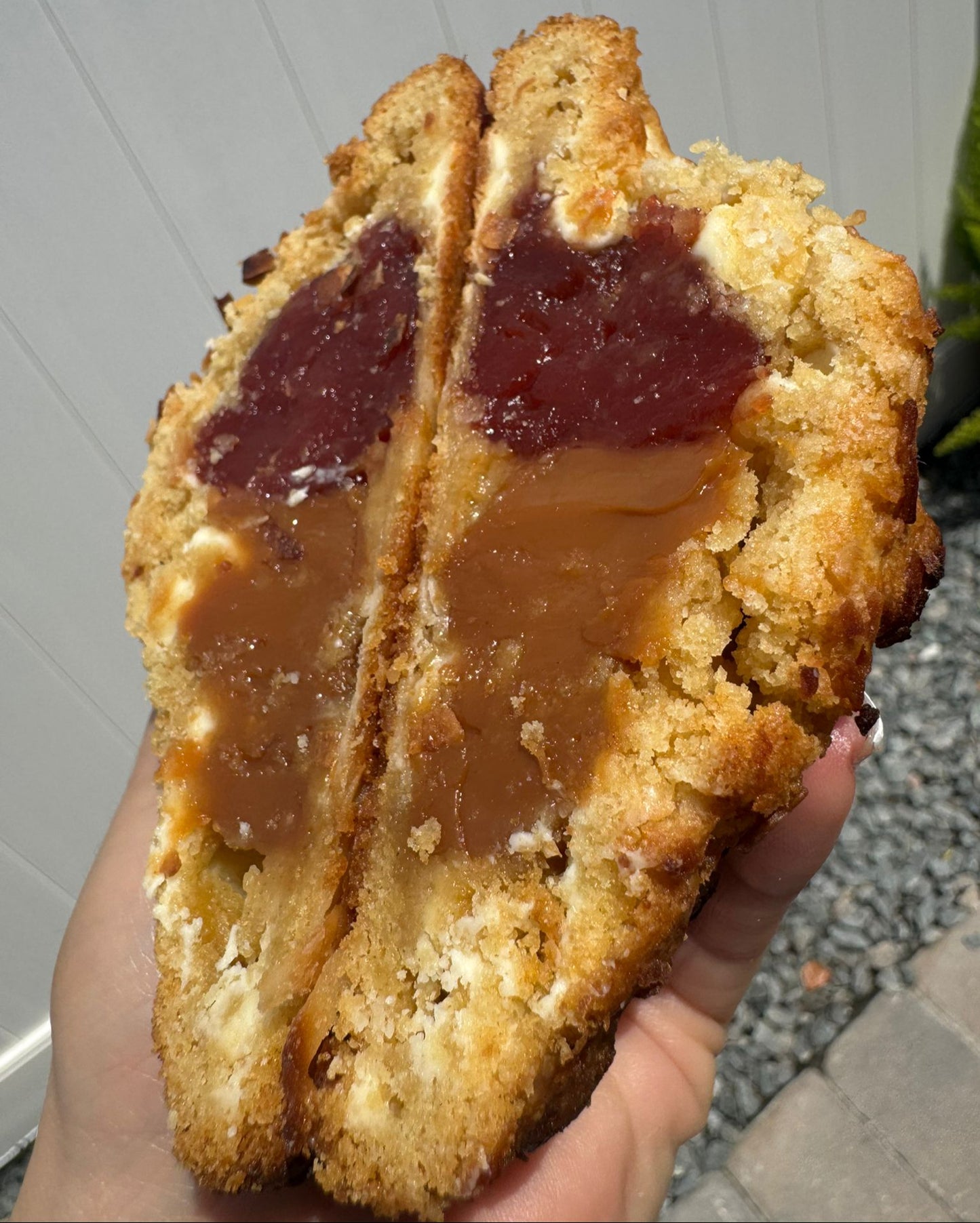 Guava and Dulce de Leche Cookie