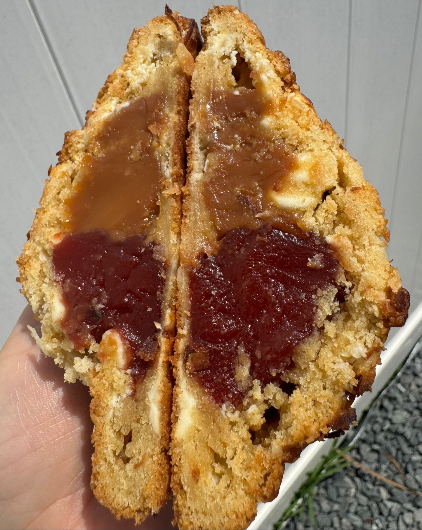 Guava and Dulce de Leche Cookie