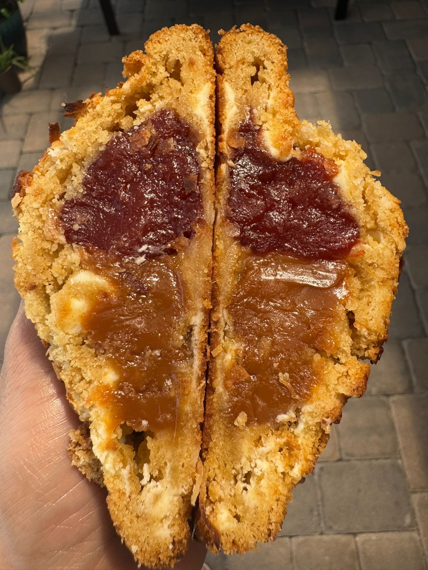 Guava and Dulce de Leche Cookie