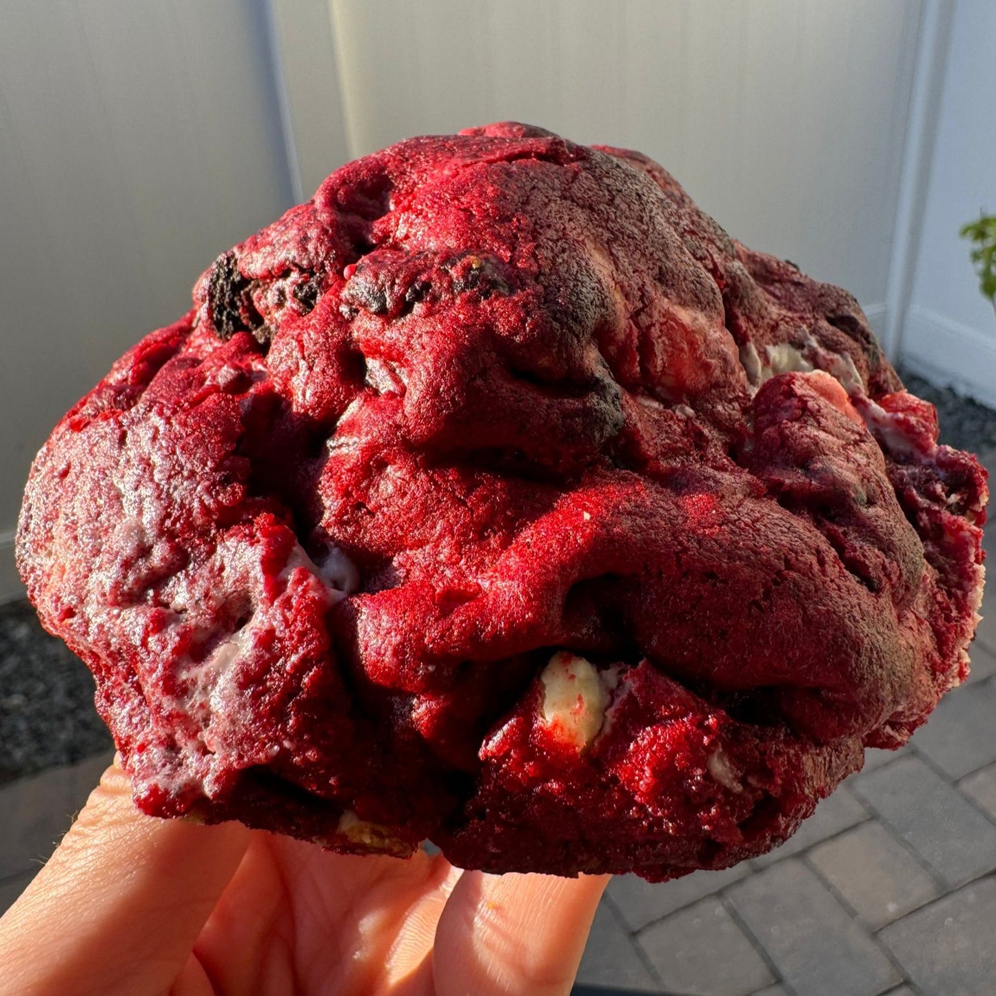 Galleta de terciopelo rubí