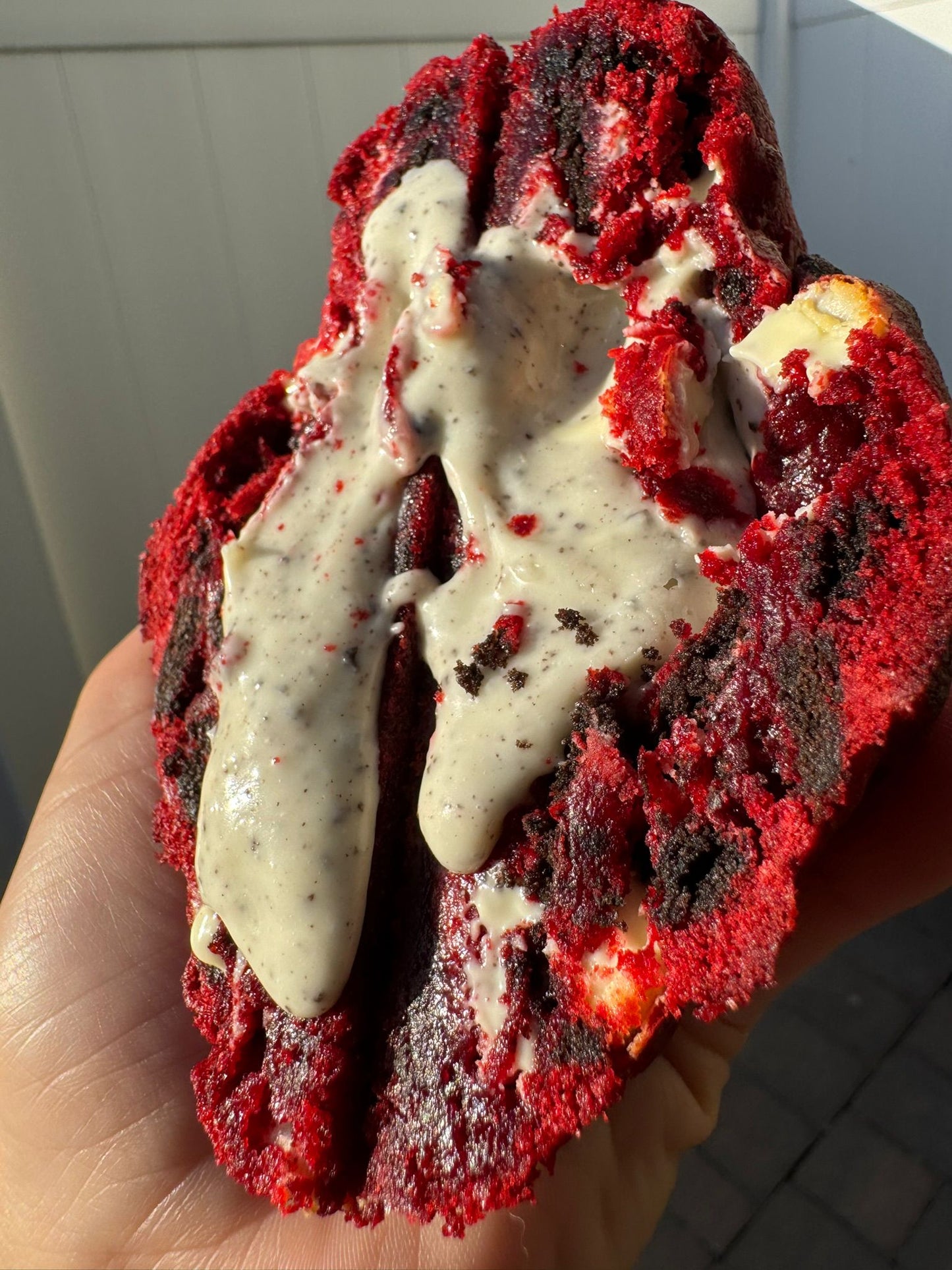 Galleta de terciopelo rubí