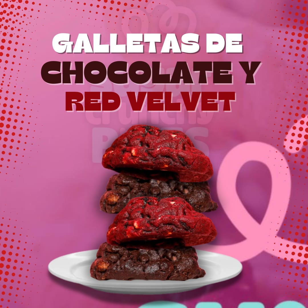 Curso Online de Cookies Red Velvet y Especial de Chocolate